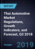 Thai Automotive Market Regulations, Growth Indicators, and Forecast, Q3 2018- Product Image