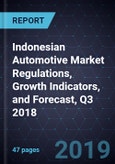 Indonesian Automotive Market Regulations, Growth Indicators, and Forecast, Q3 2018- Product Image