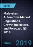 Malaysian Automotive Market Regulations, Growth Indicators, and Forecast, Q3 2018- Product Image