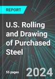 U.S. Rolling and Drawing of Purchased Steel: Analytics, Extensive Financial Benchmarks, Metrics and Revenue Forecasts to 2030- Product Image