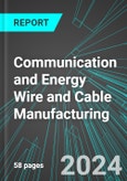 Communication and Energy Wire and Cable Manufacturing (U.S.): Analytics, Extensive Financial Benchmarks, Metrics and Revenue Forecasts to 2030, NAIC 335920- Product Image