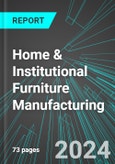 Home (Residential) & Institutional Furniture Manufacturing (U.S.): Analytics, Extensive Financial Benchmarks, Metrics and Revenue Forecasts to 2030, NAIC 337120- Product Image