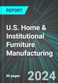 U.S. Home (Residential) & Institutional Furniture Manufacturing: Analytics, Extensive Financial Benchmarks, Metrics and Revenue Forecasts to 2030- Product Image