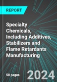 Specialty Chemicals, Including Additives, Stabilizers and Flame Retardants Manufacturing (U.S.): Analytics, Extensive Financial Benchmarks, Metrics and Revenue Forecasts to 2030, NAIC 325900- Product Image