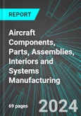 Aircraft Components, Parts, Assemblies, Interiors and Systems Manufacturing (Aerospace) (U.S.): Analytics, Extensive Financial Benchmarks, Metrics and Revenue Forecasts to 2030, NAIC 336413- Product Image