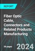 Fiber Optic Cable, Connectors and Related Products Manufacturing (U.S.): Analytics, Extensive Financial Benchmarks, Metrics and Revenue Forecasts to 2030, NAIC 335921- Product Image