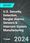 U.S. Security, Detection, Burglar Alarms, Sensors & Intercom System Manufacturing: Analytics, Extensive Financial Benchmarks, Metrics and Revenue Forecasts to 2030 - Product Thumbnail Image