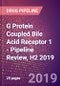 G Protein Coupled Bile Acid Receptor 1 - Pipeline Review, H2 2019 - Product Thumbnail Image