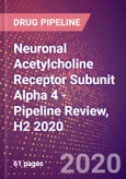 Neuronal Acetylcholine Receptor Subunit Alpha 4 - Pipeline Review, H2 2020- Product Image