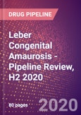 Leber Congenital Amaurosis (LCA) - Pipeline Review, H2 2020- Product Image