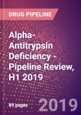 Alpha- Antitrypsin Deficiency - Pipeline Review, H1 2019- Product Image