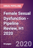 Female Sexual Dysfunction - Pipeline Review, H1 2020- Product Image