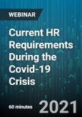 Current HR Requirements During the Covid-19 Crisis - Webinar (Recorded)- Product Image