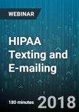 3-Hour Virtual Seminar on HIPAA Texting and E-mailing - Webinar (Recorded)- Product Image