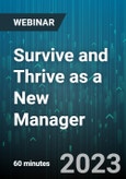 Survive and Thrive as a New Manager - Webinar (Recorded)- Product Image