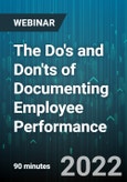 The Do's and Don'ts of Documenting Employee Performance: What Employers Need to Know - Webinar (Recorded)- Product Image