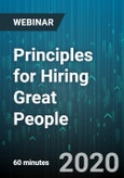 Principles for Hiring Great People - Webinar (Recorded)- Product Image