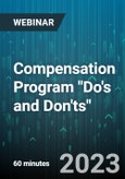 Compensation Program "Do's and Don'ts" - Webinar (Recorded)- Product Image