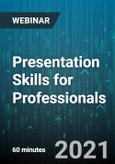 Presentation Skills for Professionals: Live and Virtual Delivery - Webinar (Recorded)- Product Image