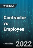 Contractor vs. Employee: How to Tell the Difference and What to Do if the IRS Audits You - Webinar (Recorded)- Product Image