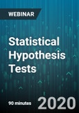 Statistical Hypothesis Tests: Concepts & Applications - Webinar (Recorded)- Product Image