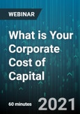 What is Your Corporate Cost of Capital - Webinar (Recorded)- Product Image