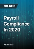 Payroll Compliance In 2020: W4, 1099, Exempt/Non-Exempt And Time Reporting- Product Image