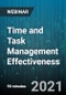 Time and Task Management Effectiveness: Working Smarter Every Day - Webinar (Recorded) - Product Image