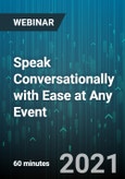 Speak Conversationally with Ease at Any Event - Webinar (Recorded)- Product Image