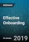 Effective Onboarding: How to Engage, Motivate and Retain New Hires - Webinar (Recorded) - Product Thumbnail Image