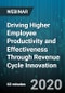 Driving Higher Employee Productivity and Effectiveness Through Revenue Cycle Innovation - Webinar (Recorded) - Product Thumbnail Image