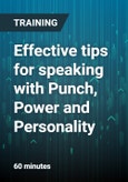 Effective tips for speaking with Punch, Power and Personality- Product Image