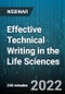 4-Hour Virtual Seminar on Effective Technical Writing in the Life Sciences - Webinar (Recorded) - Product Image