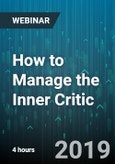 4-Hour Virtual Seminar on How to Manage the Inner Critic - Webinar (Recorded)- Product Image