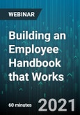 Building an Employee Handbook that Works - Webinar (Recorded)- Product Image