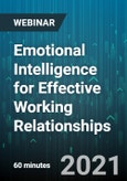 Emotional Intelligence for Effective Working Relationships - Webinar (Recorded)- Product Image