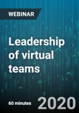 Leadership of virtual teams - Webinar (Recorded)- Product Image