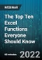The Top Ten Excel Functions Everyone Should Know - Webinar (Recorded) - Product Thumbnail Image
