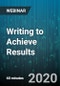 Writing to Achieve Results - Webinar (Recorded) - Product Thumbnail Image