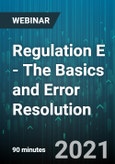 Regulation E - The Basics and Error Resolution - Webinar (Recorded)- Product Image