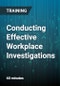 Conducting Effective Workplace Investigations - Product Thumbnail Image