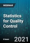 6-Hour Virtual Seminar on Statistics for Quality Control - Webinar (Recorded)- Product Image