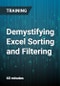 Demystifying Excel Sorting and Filtering - Product Thumbnail Image
