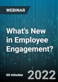 What's New in Employee Engagement? - Webinar (Recorded)- Product Image