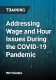 Addressing Wage and Hour Issues During the COVID-19 Pandemic- Product Image