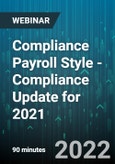 Compliance Payroll Style - Compliance Update for 2021 - Webinar (Recorded)- Product Image