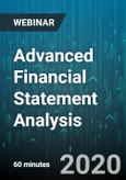 Advanced Financial Statement Analysis - Webinar (Recorded)- Product Image