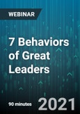 7 Behaviors of Great Leaders - Webinar (Recorded)- Product Image