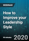 How to Improve your Leadership Style - Webinar (Recorded)- Product Image
