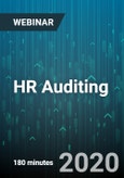 3-Hour Virtual Seminar on HR Auditing: Identifying and Managing Key Risks - Webinar (Recorded)- Product Image